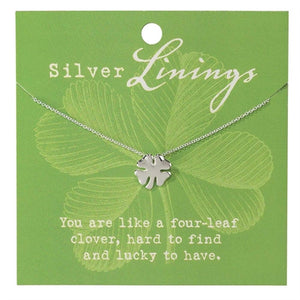 Silver Linings -Four-Leaf Clover - 16"