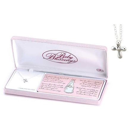 Baby Blessings Petal Cross Necklace