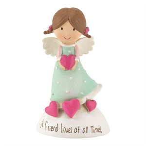 Angel Figurine - Love -  A Friend Loves at All Times 2.5"