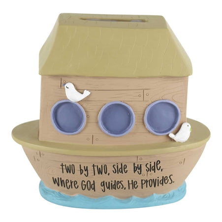 Noah's Ark Two by Two Coin Bank
