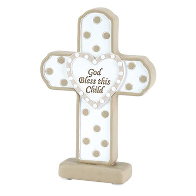 God Bless This Child - Tabletop Cross
