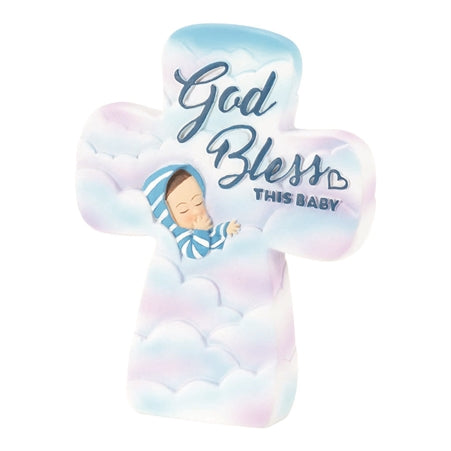 God Bless this Baby Cross