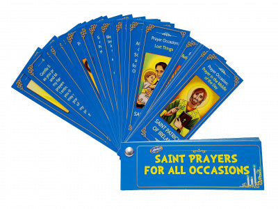 Catholic Saint Prayers for all Occasions - Devotional Fan