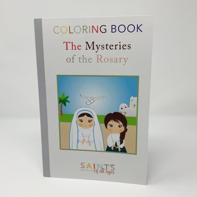 Coloring Mysteries of the Rosary Coloring Book - 20 Pages