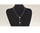 8mm Murano Glass Rosary Necklace 18in