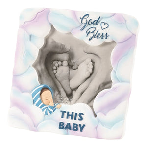 God Bless this Baby Boy Photo Frame