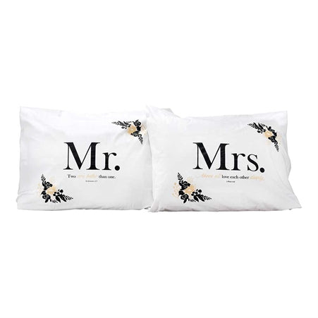 Pillowcase Set - Mr & Mrs - Two are better then one