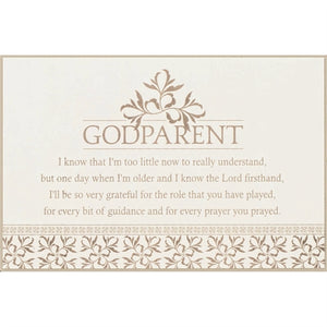 To My Godparent - Tabletop Plaque