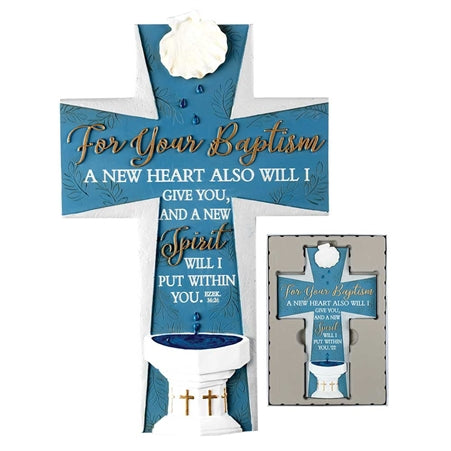 For Your Baptism - Boy Cross